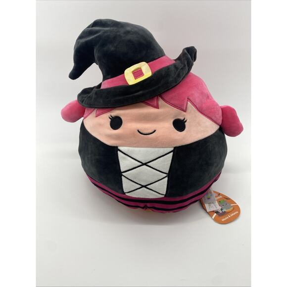 2022 Squishmallows 12 Inch Flipamallow Halloween Witch Wexla Johanna Nwt - Picture 7 of 12